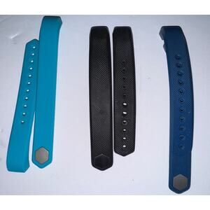 Fitbit Alta Replacement Bands Lot of 3 Authentic Black Navy Teal Size Large L/G
